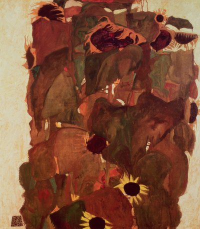 Sunflowers II, 1911 by Egon Schiele